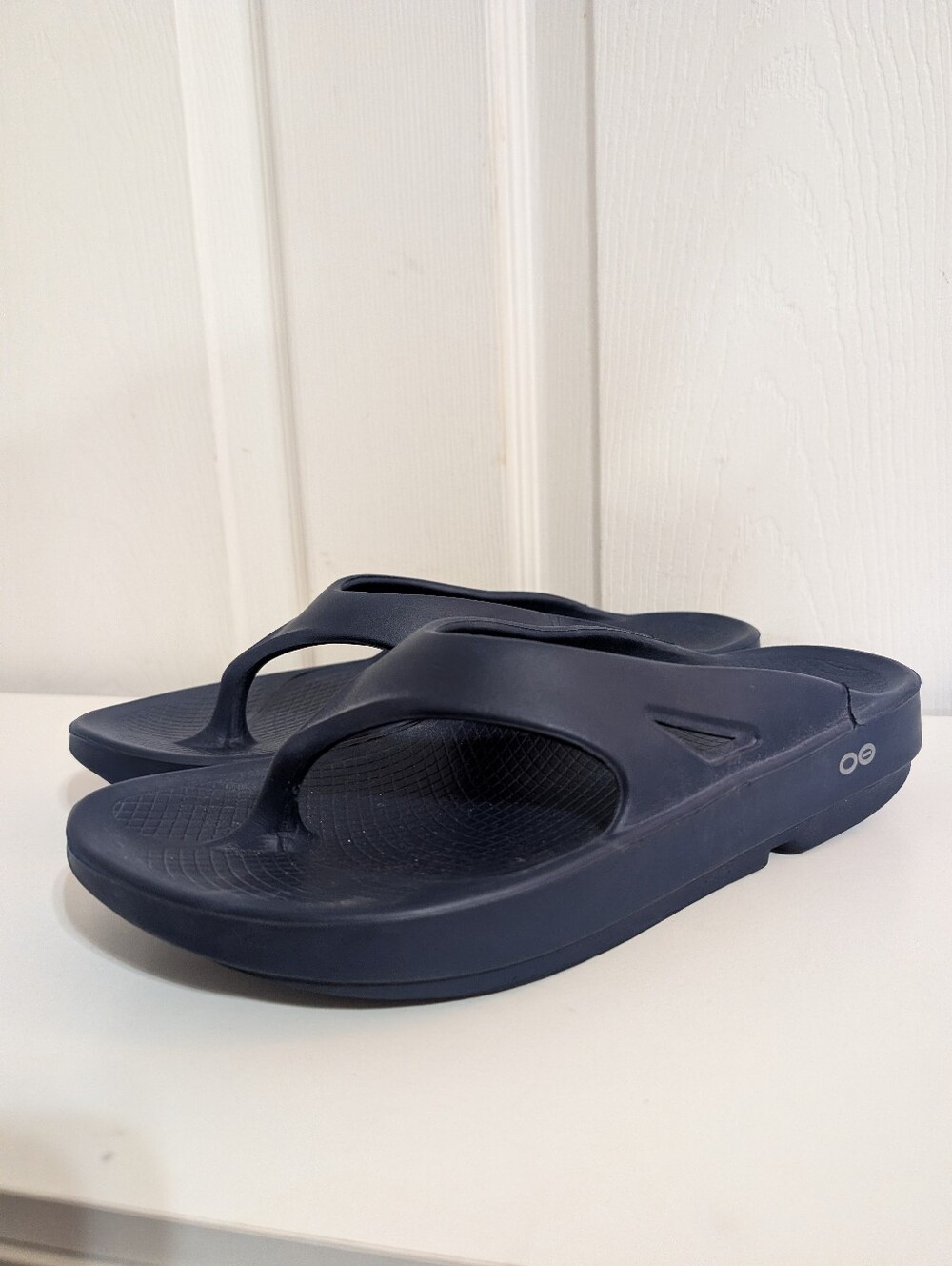 OOFOS OOriginal Recovery Flip Flop Sandals Mens 7 Womens 9 EU40 Blue Comfort